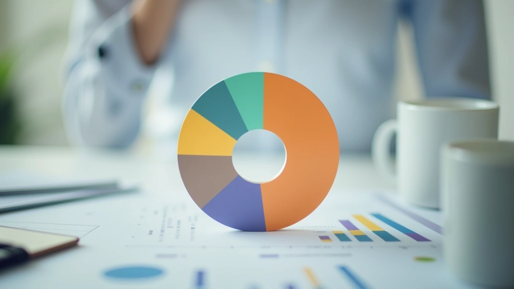 Graphique montrant l'équilibre entre différentes classes d'actifs dans un portefeuille diversifié